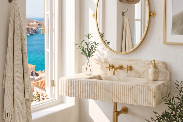 Elevating Luxury: The Definitive Guide to Incorporating a Freestanding Marble Sink into High-End Interiors
