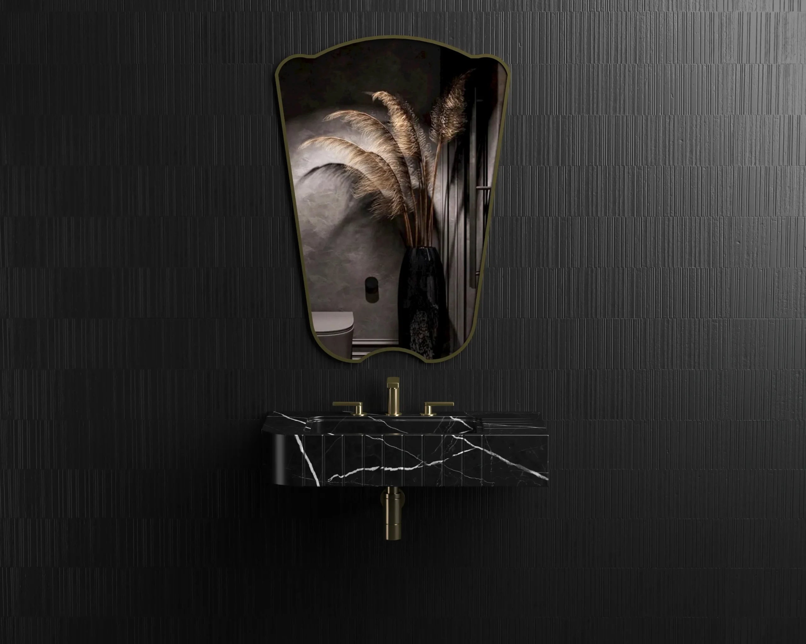 Nero Marquina Black Marble Sink ,Marble Wash Basin