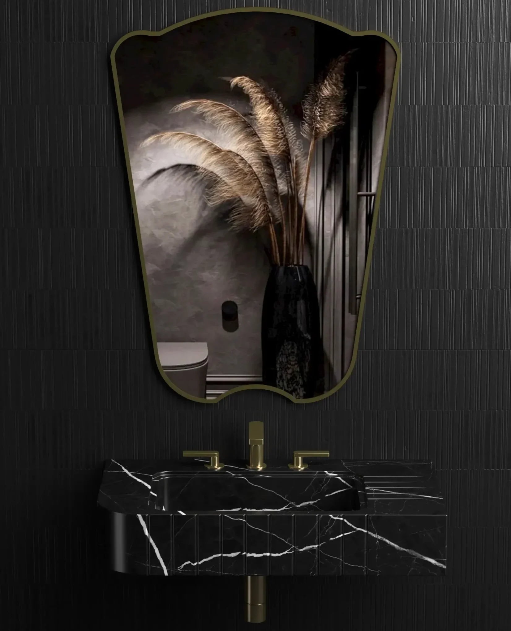 Nero Marquina Black Marble Sink ,Marble Wash Basin