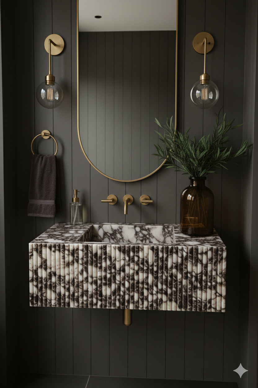 Custom marble sink  for Chadwick