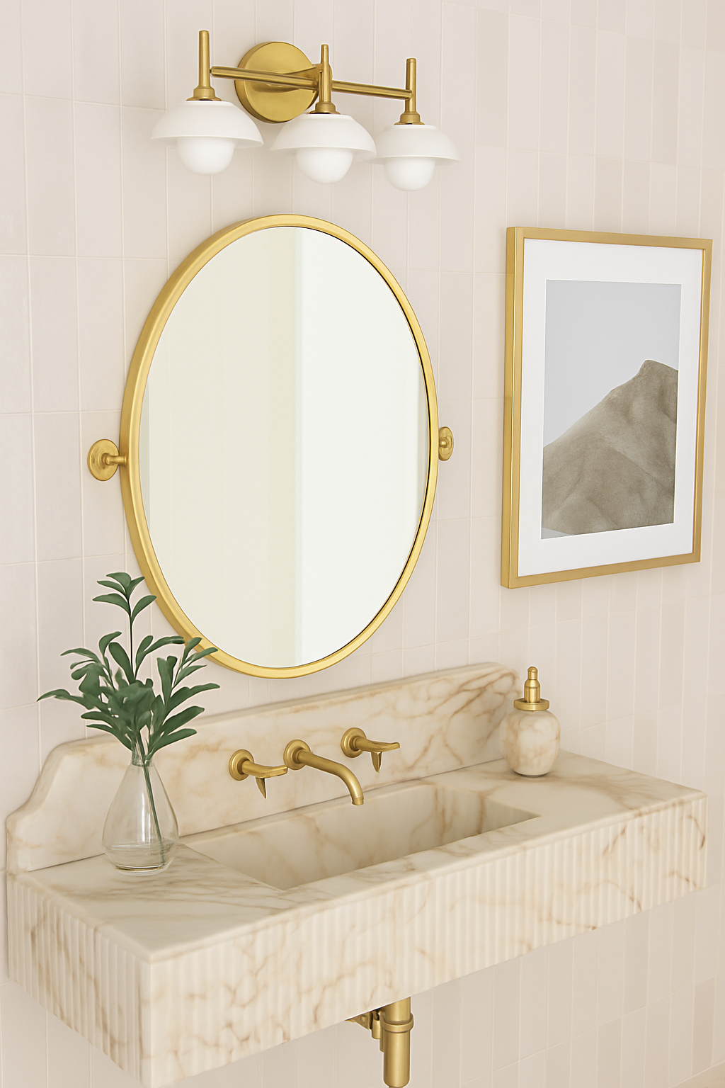 Calacatta Gold Marble Wash basin,Backsplash marble sink