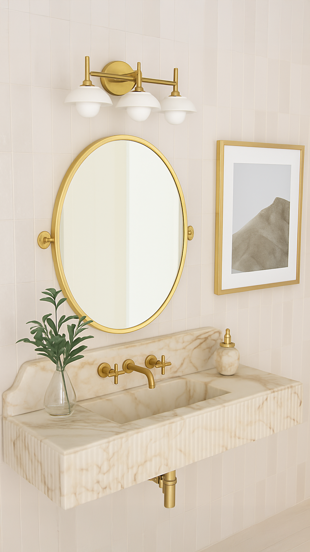 Calacatta Gold Marble Wash basin,Backsplash marble sink