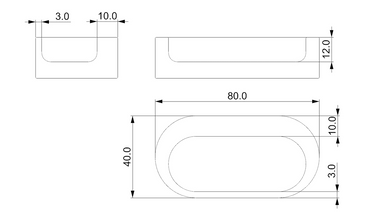 CounterTop Marble Sink ,Grey Marble Wash Basin For Bathroom
