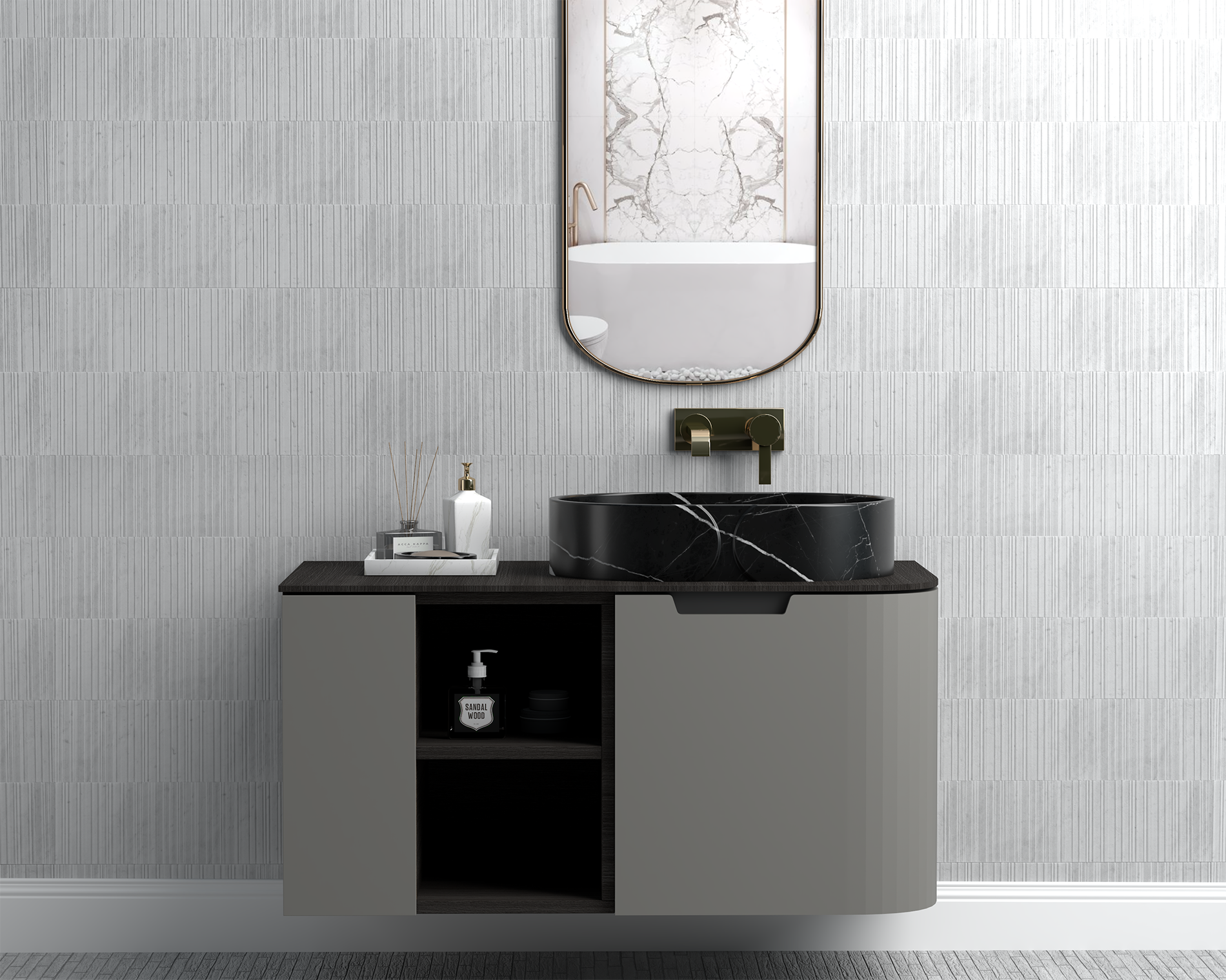 Nero Marquina Black Marble countertop wash basin ,Marble Sink