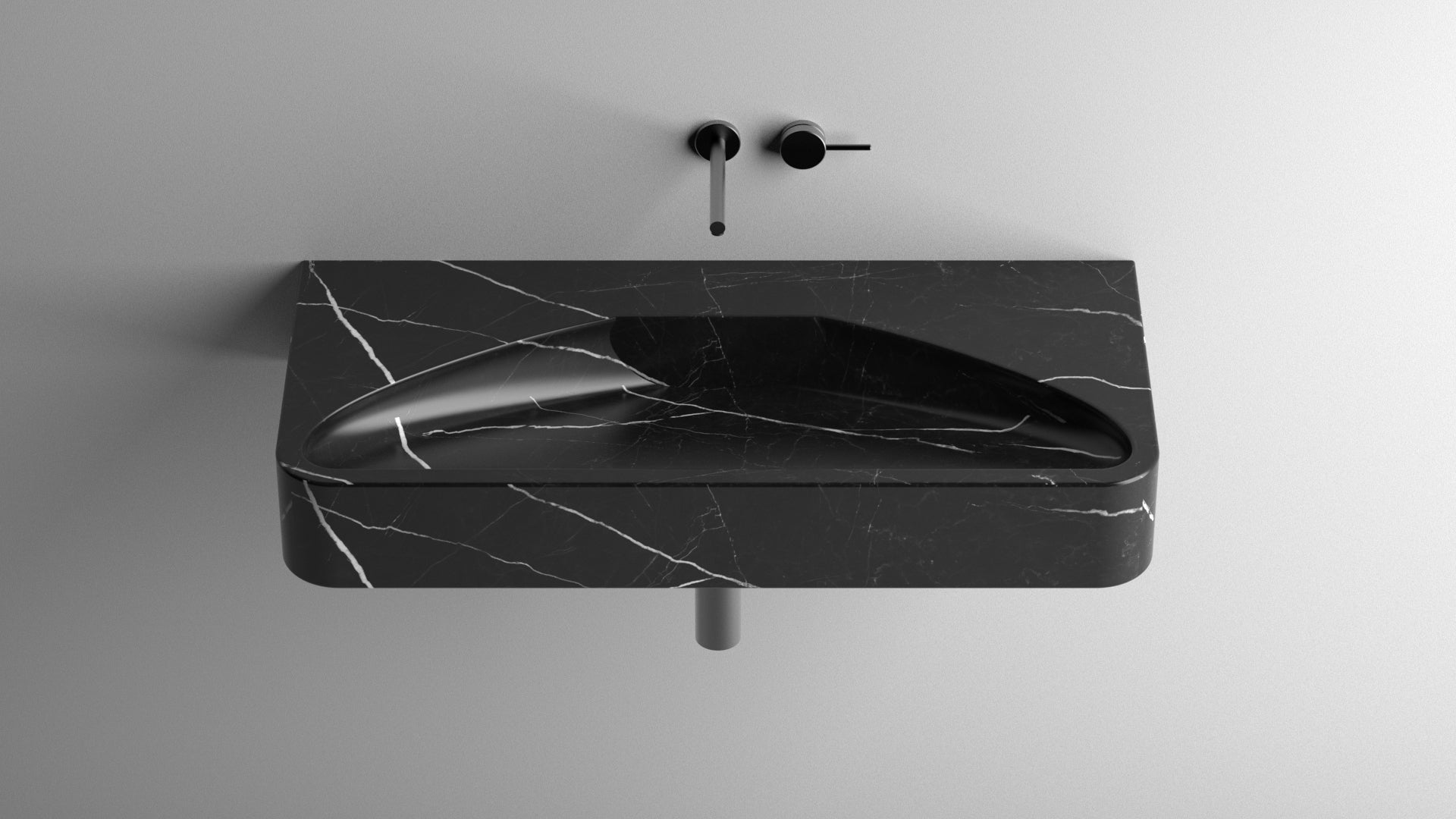 Nero Marquina Black Marble Sink ,Marble Wash Basin