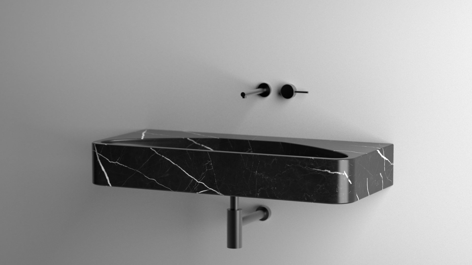 Nero Marquina Black Marble Sink ,Marble Wash Basin