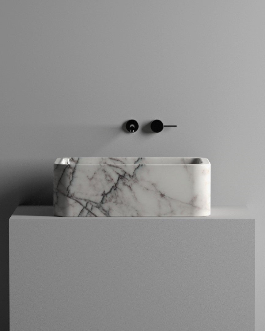 Countertop Marble Sink ,Lilac Marble Wash Basin For Bathroom