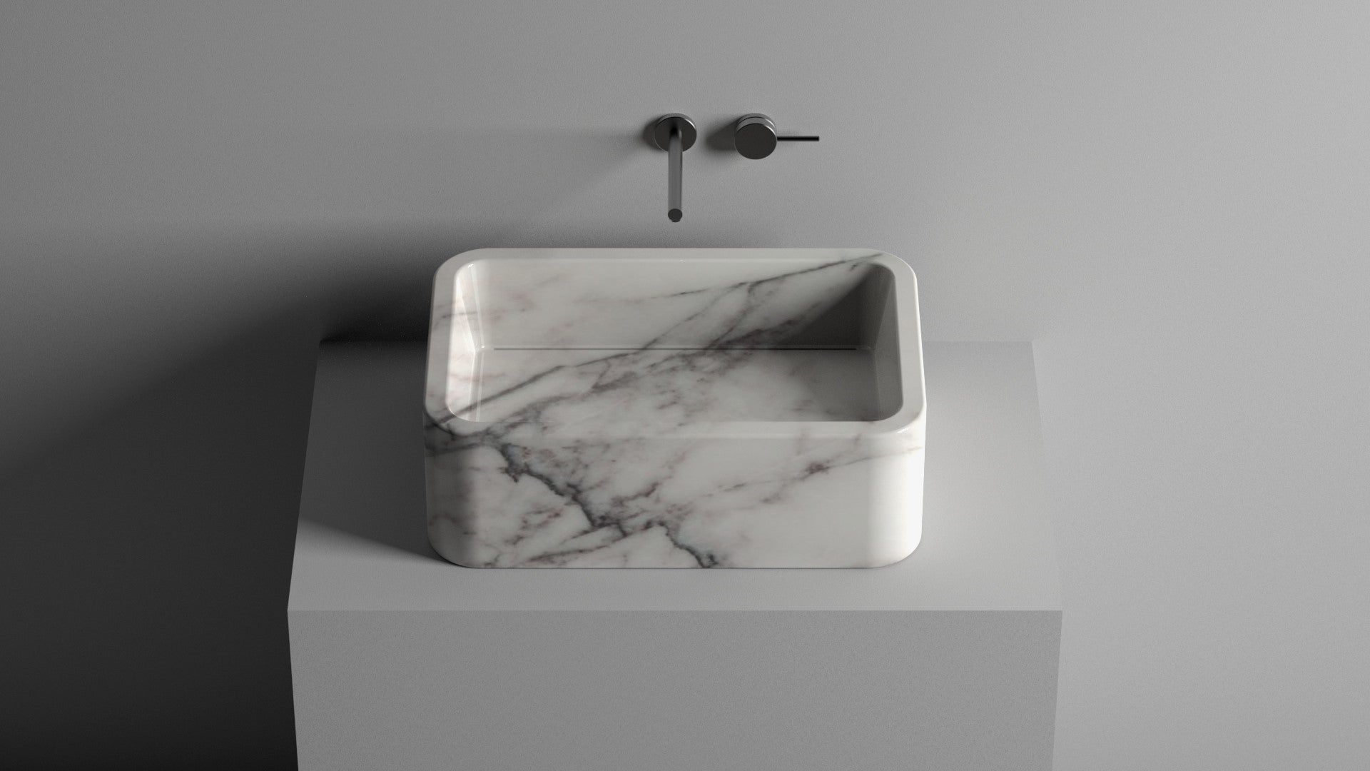 Countertop Marble Sink ,Lilac Marble Wash Basin For Bathroom